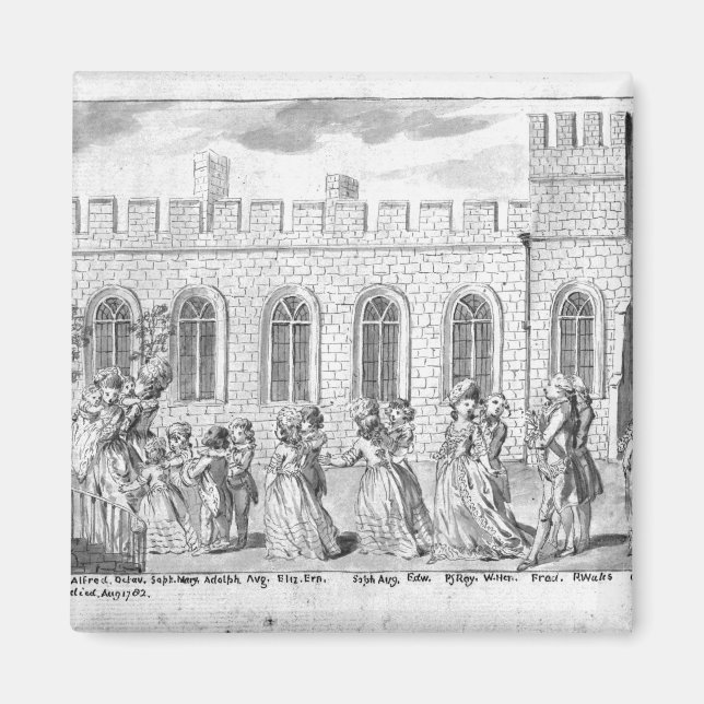 King George III und Queen Charlotte Magnet (Vorne)