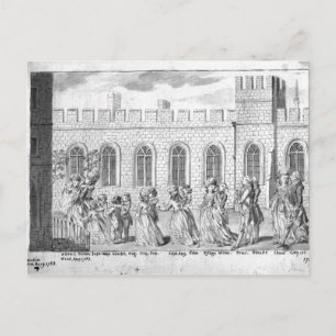 King George III und Queen Charlotte Postkarte