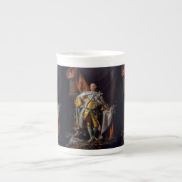 King George III von Allan Ramsay Prozellantasse