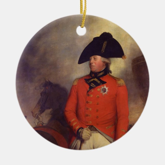King George III von Sir William Beechey Keramikornament (Vorne)