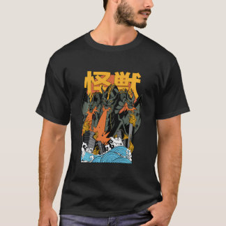 King Ghidorah Sunset Japanisch T-Shirt
