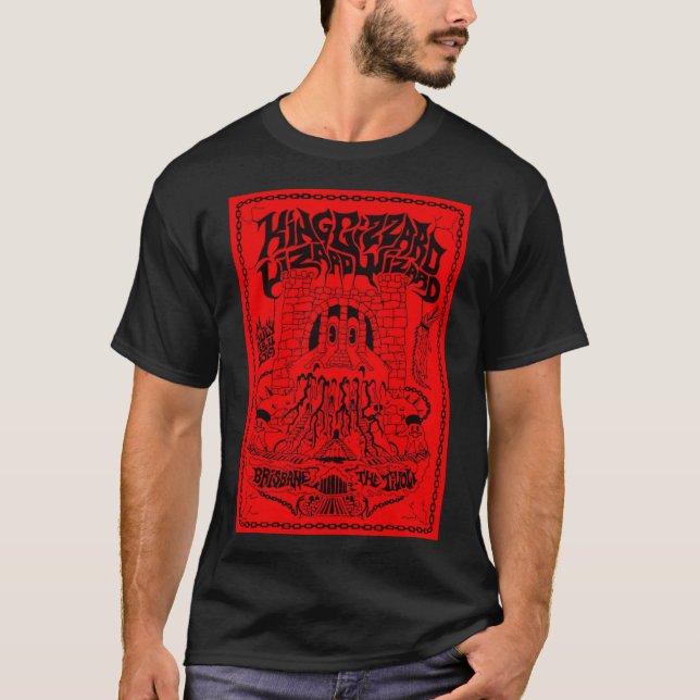 King Gizzard und The Lizard Wizard&x27;s Brisbane  T-Shirt (Vorderseite)