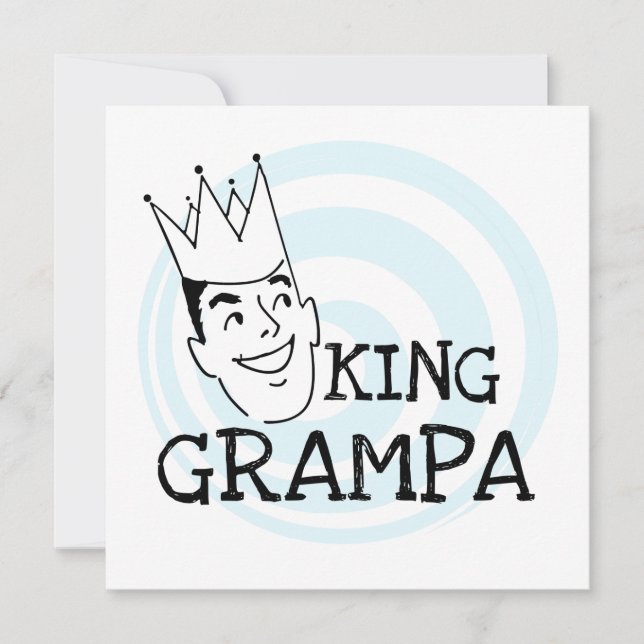 King Grampa T - Shirt und Geschenke (Vorderseite)