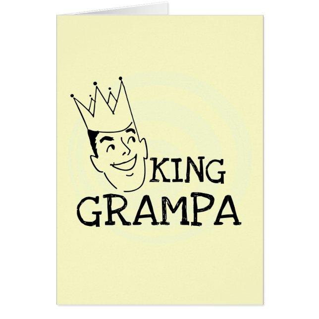 King Grampa T - Shirt und Geschenke (Vorne)