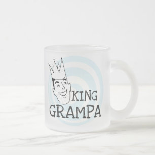 King Grampa T - Shirt und Geschenke Mattglastasse