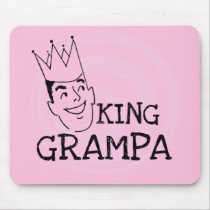 King Grampa T - Shirt und Geschenke Mousepad