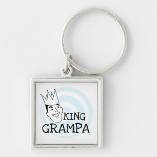 King Grampa T - Shirt und Geschenke Schlüsselanhänger