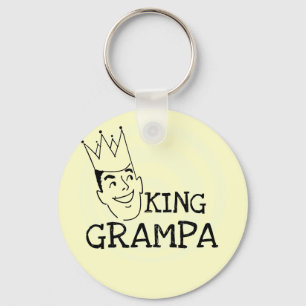 King Grampa T - Shirt und Geschenke Schlüsselanhänger