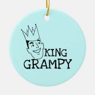 King Grampy Tshirts und Geschenke Keramikornament