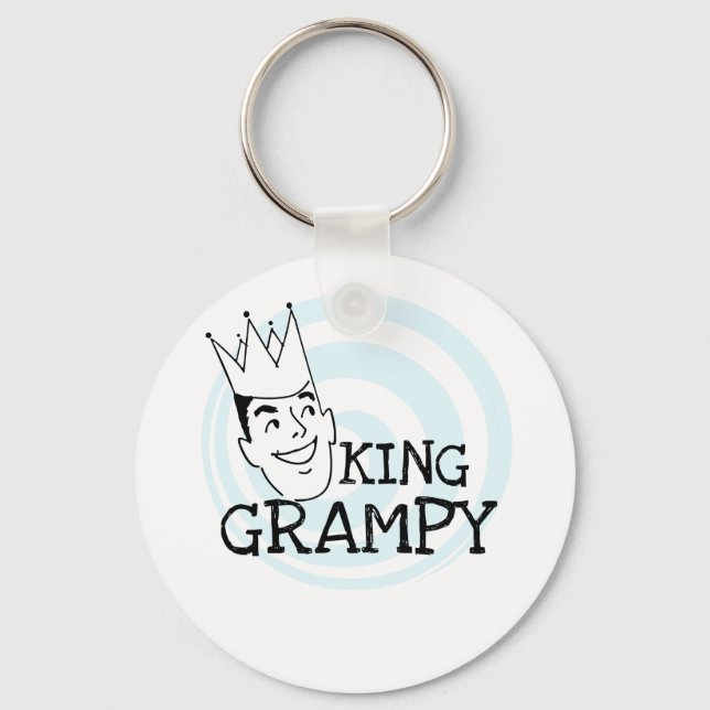 King Grampy Tshirts und Geschenke Schlüsselanhänger (Vorderseite)
