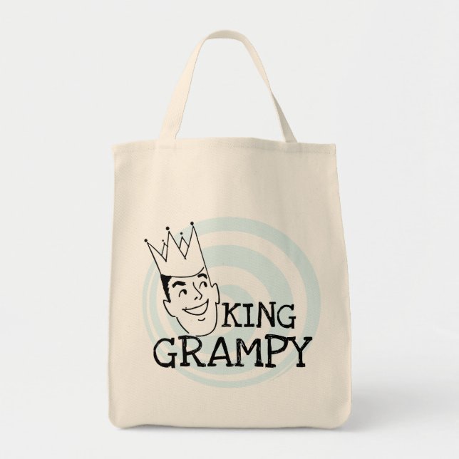 King Grampy Tshirts und Geschenke Tragetasche (Vorne)