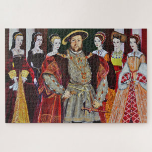 King Henry 8 und 6 seine Ehefrauen Puzzle