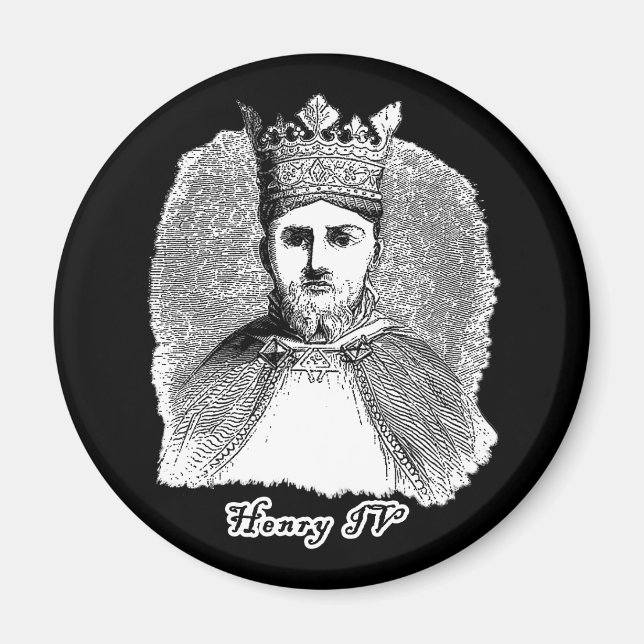 King Henry IV Portrait über Tshirts und Geschenke Magnet (Vorne)