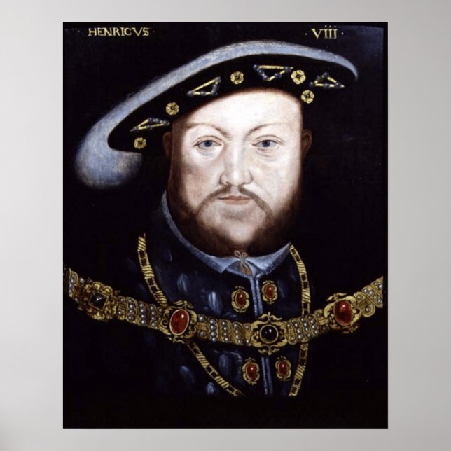 KING HENRY VIII, KING OF ENGLAND POSTER (Vorne)