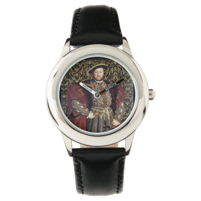 King Henry VIII Portrait Armbanduhr (Vorderseite)