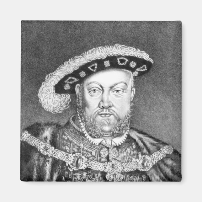 King Henry VIII zur Illustration Magnet (Vorne)