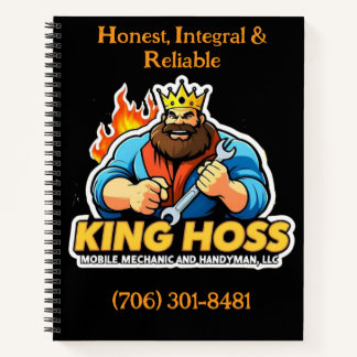 King Hoss Spiral Notebook Notizbuch