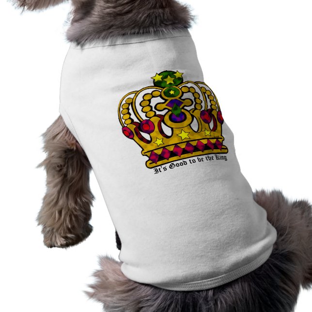 King Hund T-Shirt (Schwarz)