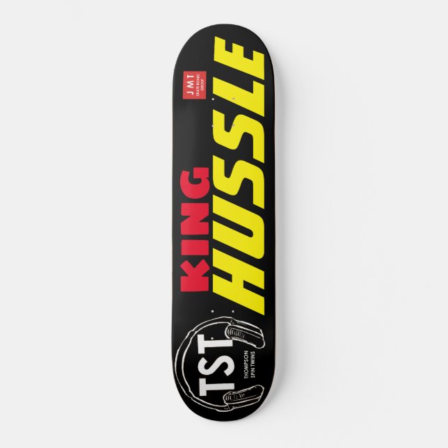 KING HUSSLE PRO SKATEBOARDS . JMT USA (Vorderseite)