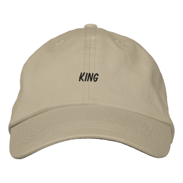 KING Individuelle Name Personalisiert Handsome-Hat Bestickte Baseballkappe (Vorderseite)