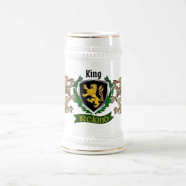 King Irish Shield Bierglas (Mittel)