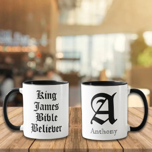 King James Bible An Christlichen Individuelle Name Tasse