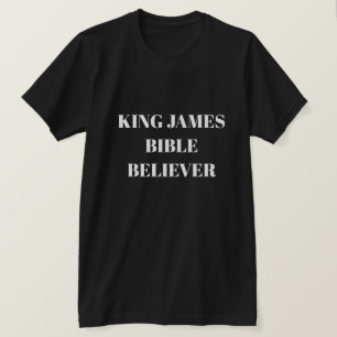 King James Bible Trust Ministry Black T-Shirt