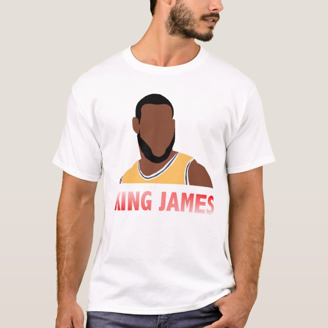 King James Illustration T-Shirt (Vorderseite)