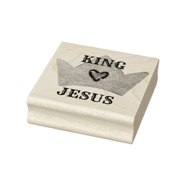King Jesus Crown Gummistempel (Stempel)