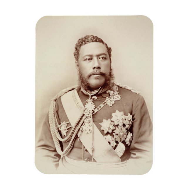 King Kalakaua (1836-91), late c19th Magnet (Vertikal)