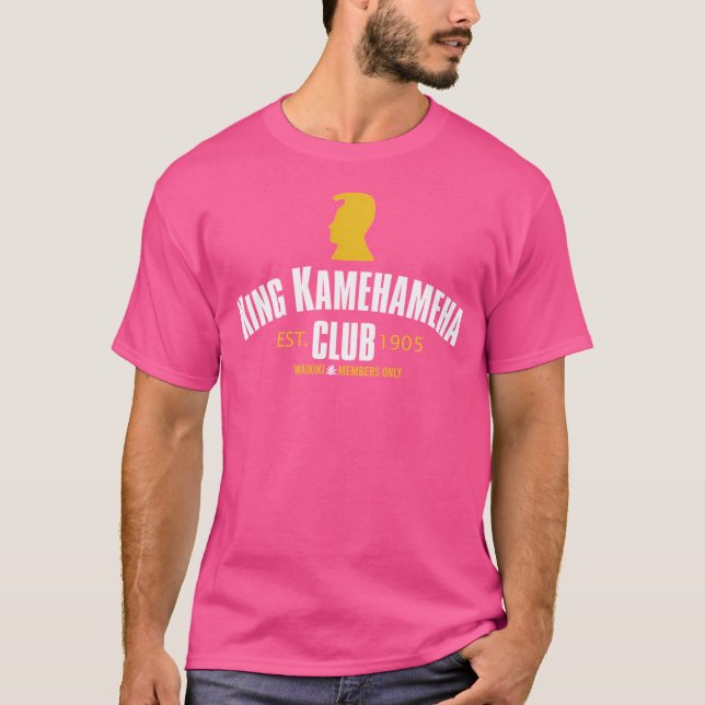 King Kamehameha entsperrt Ihr inneres Magnum Pi mi T-Shirt (Vorderseite)