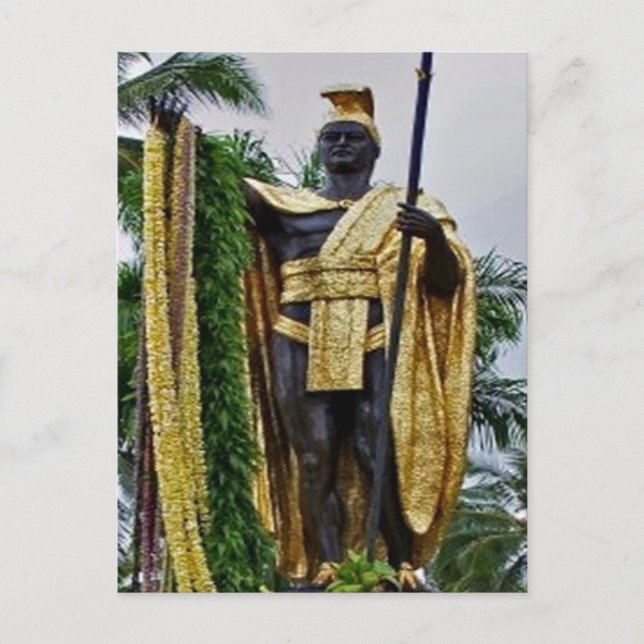 King Kamehameha Postkarte (Vorderseite)