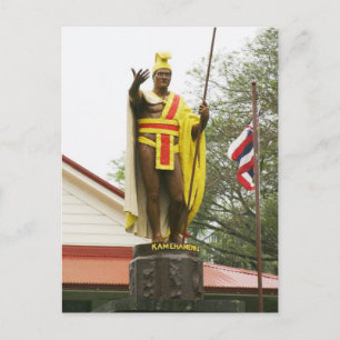 King Kamehameha Statue - Postcard Postkarte