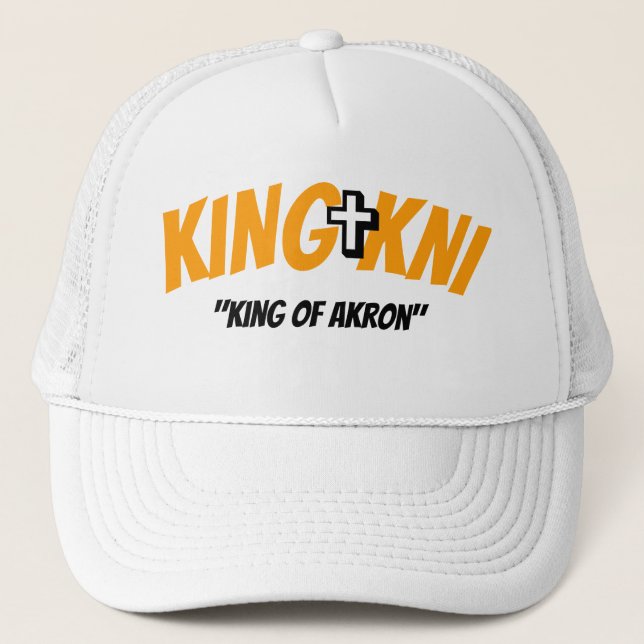 King Kni "King of Akron" Trucker Hat Truckerkappe (Vorderseite)