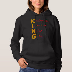 King Knowlege Inspirational Noble Ed Black Hi Hoodie