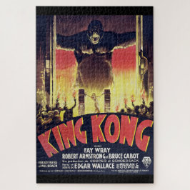King Kong Challenge-Puzzle im Vintage-Stil Puzzle