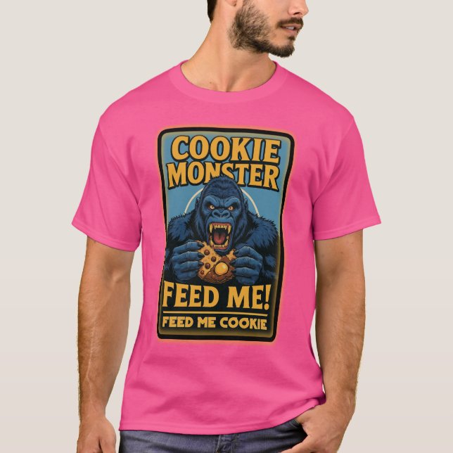King Kong Cookie Monster T-Shirt (Vorderseite)