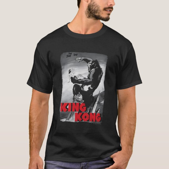 King Kong Flugzeug T-Shirt (Vorderseite)