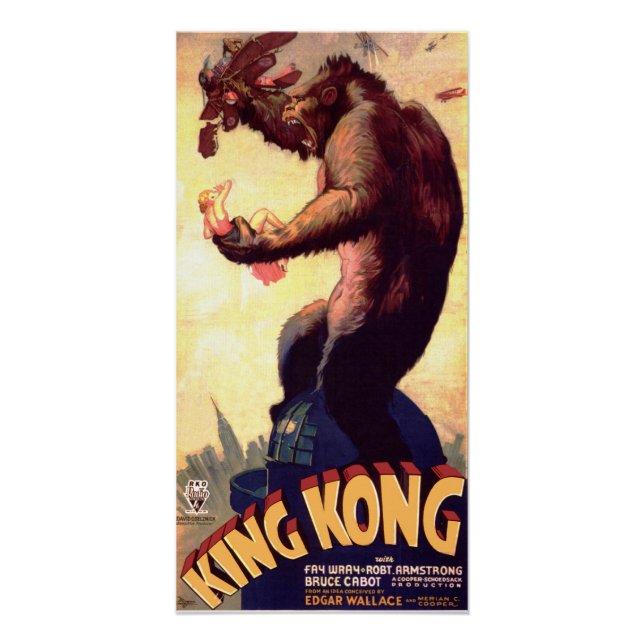 King Kong Monster Retro Vintage Movie  Poster (Vorderseite)
