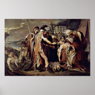 King Lear Mourns Cordelia von Barry James Poster