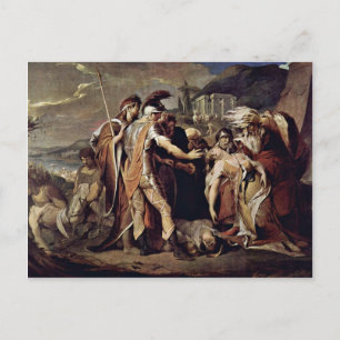 King Lear Mourns Cordelia von Barry James Postkarte