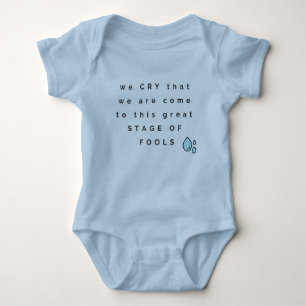 King Lee Quote Baby Bodysuit Baby Strampler