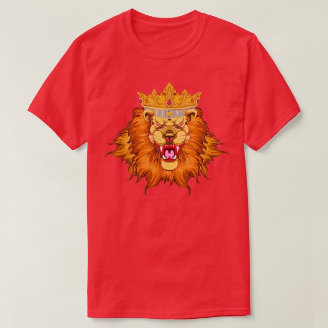 King Lion Angry Lion T-Shirt (Design vorne)