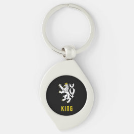 King Lion Crest Keychain Schlüsselanhänger