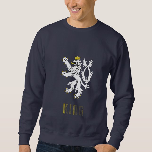 King Lion Crest Sweatshirt (Vorderseite)