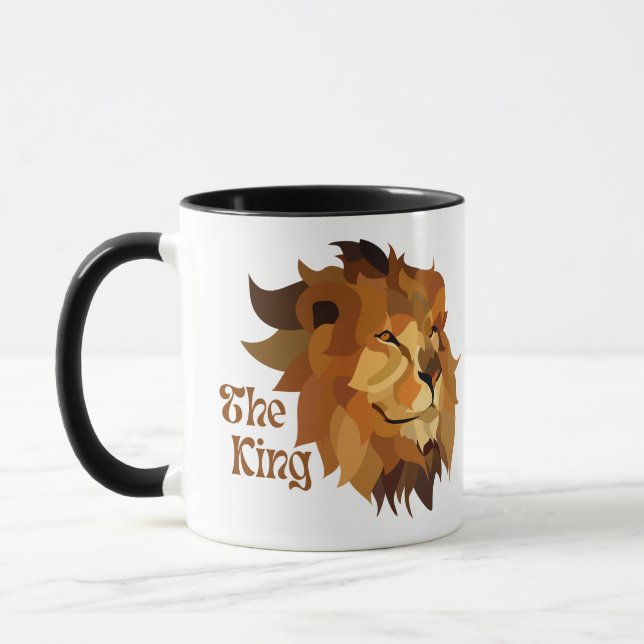 KING LION ILLUSTRATRATION WORLD BEST VATER TASSE (Links)