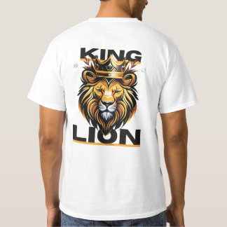 King Lion T - Shirt: Kühner Stil für die Tapferkei T-Shirt