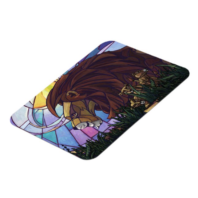 King Lion und Cubs Magnet (Linke Seite)