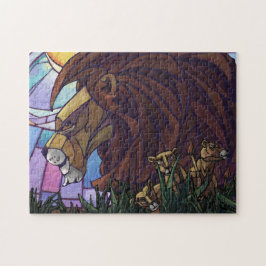King Lion und Cubs Puzzle