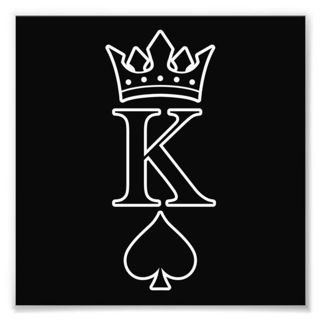 King Love Valentine Romantic Valentines Day Couple Fotodruck (Vorne)